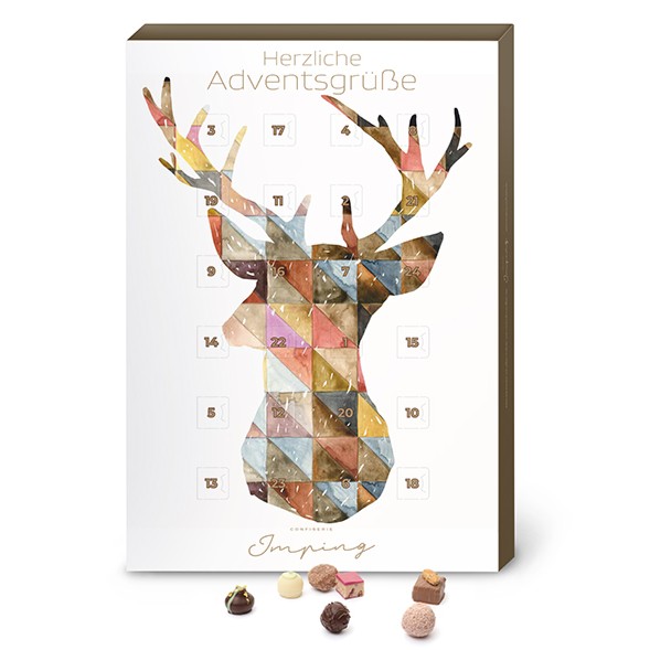Adventskalender "Colourful Deer"